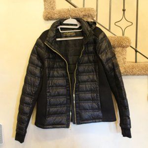 Black leopard print coast Micheal Kors